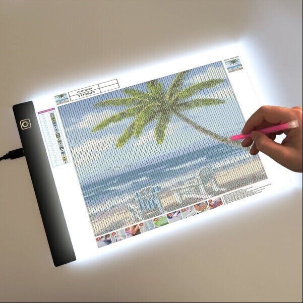 A4 LED Drawing Tracing Table Display Light Box Pad Artist Stencil Board Tattoo