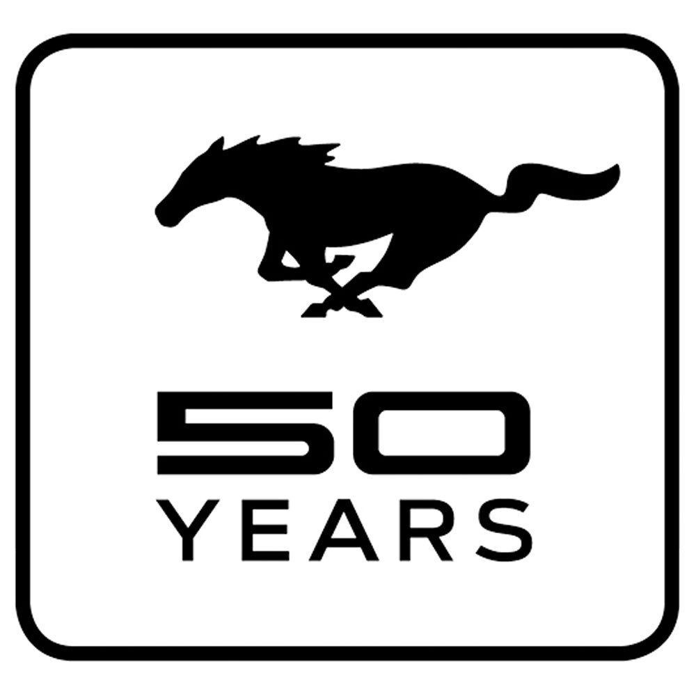 Travel Mug - Black - Mustang 50 YEARS Logo * GREAT Gift That Ships FREE to USA😎