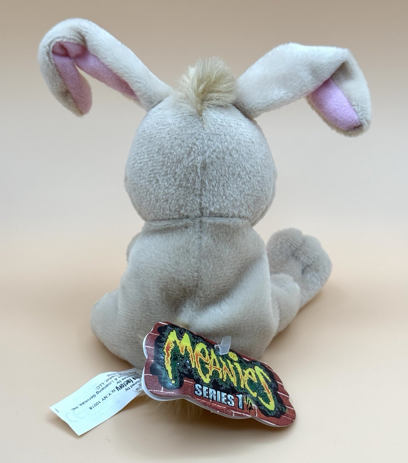 Meanies Series 1 1/2 LUCKY The RABBIT Bean Bag Plush 1998 The Idea Factory MWMTs