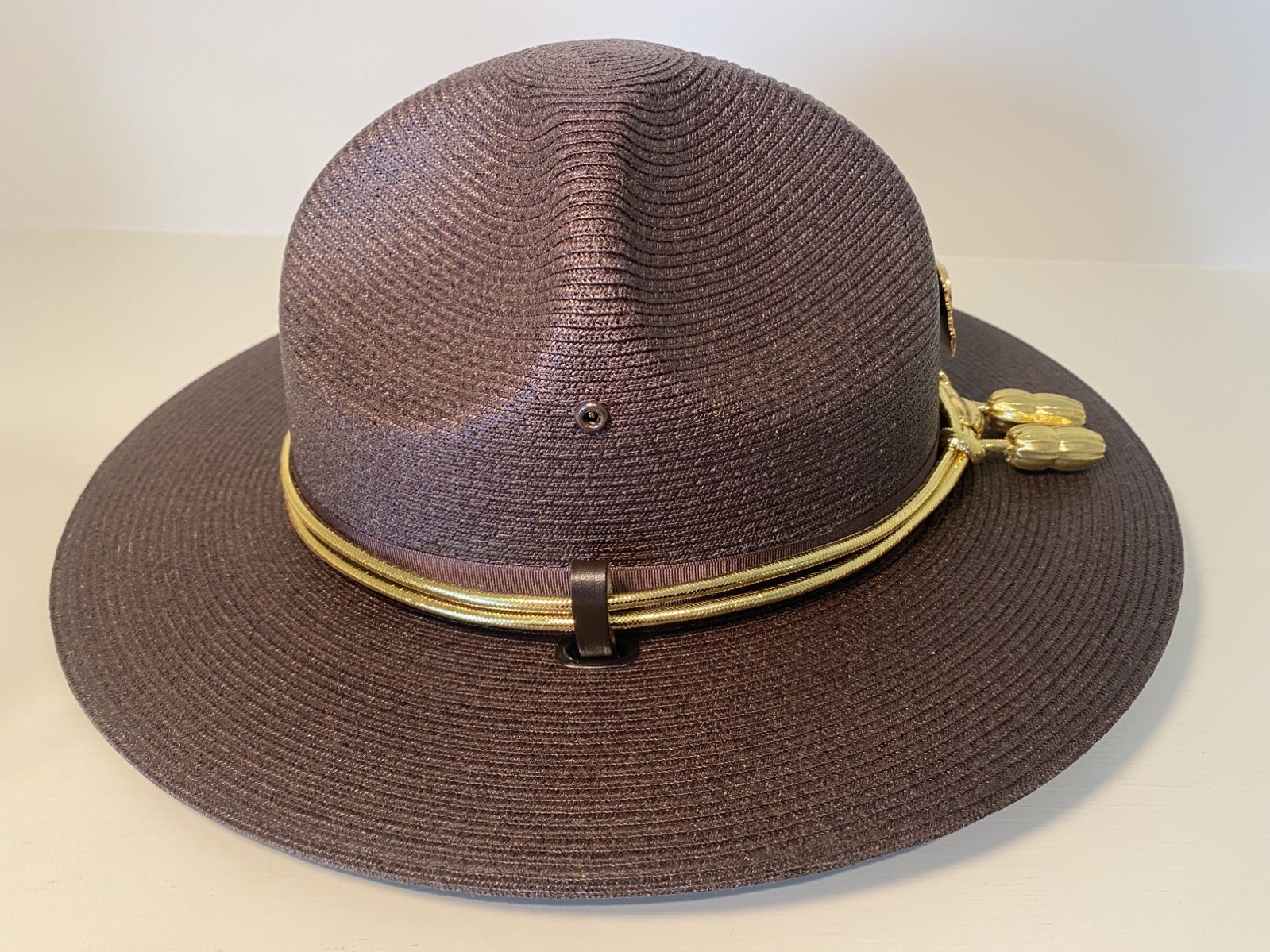 Stratton Form Fitting Straw Campaign Hat w/Strap w/Box 7 1/4