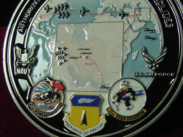 Official President Trump Challenge coin-Operation Midnight Hammer-Free Shipping