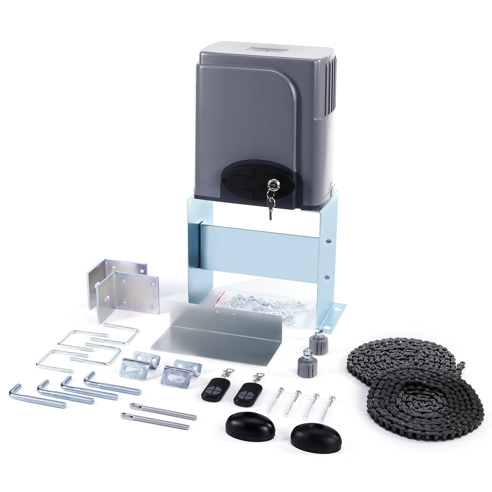 CO-Z 1800lbs/800KG Electric Sliding Gate Opener Automatic Kit w Remote Controls