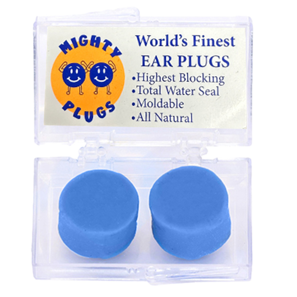 Mighty Plugs Moldable Beeswax Earplugs: 1 Pair Sample Pack