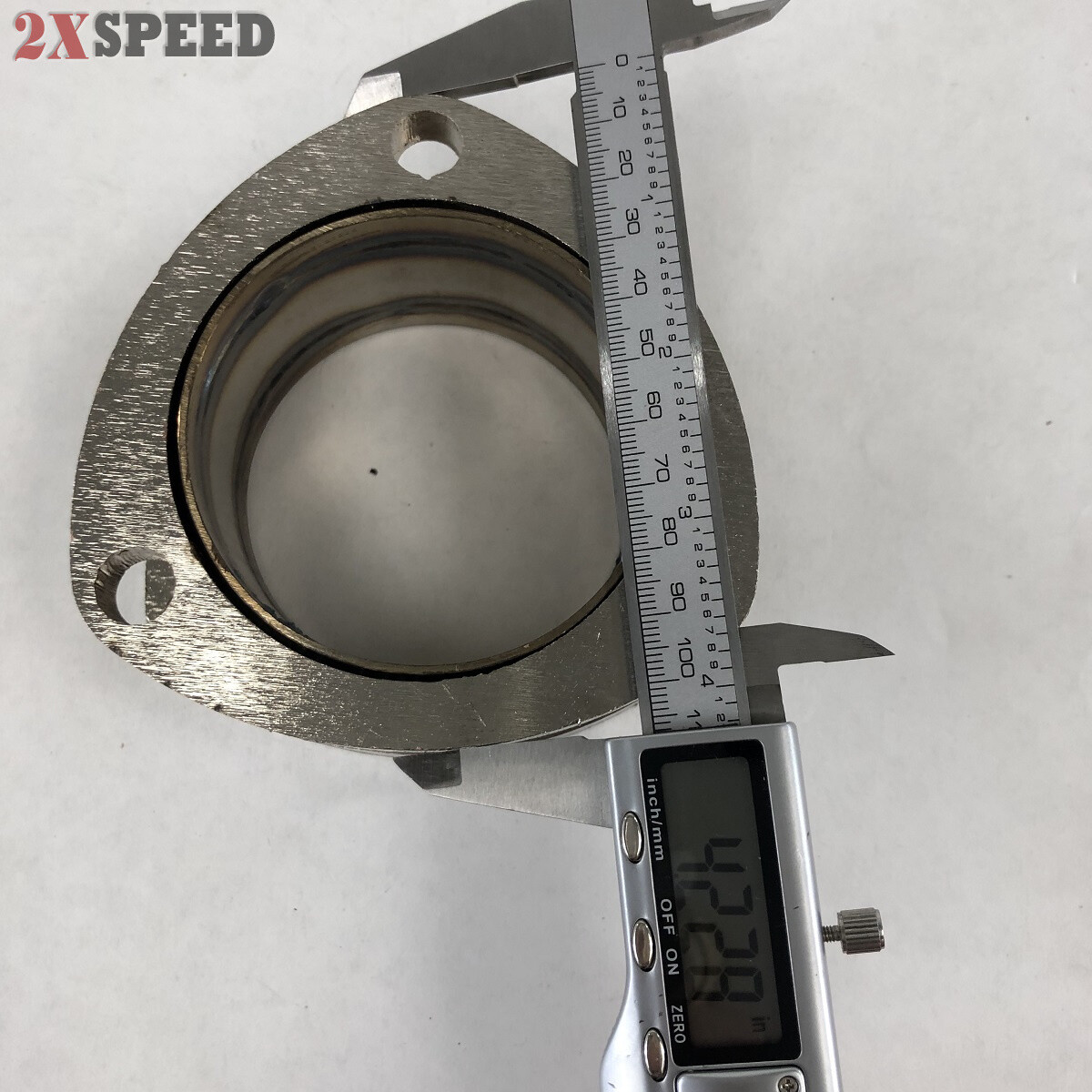 3 inch 3 Bolt Flange Exhaust Muffler Pipe Extension Flange Mild Steel Adapter