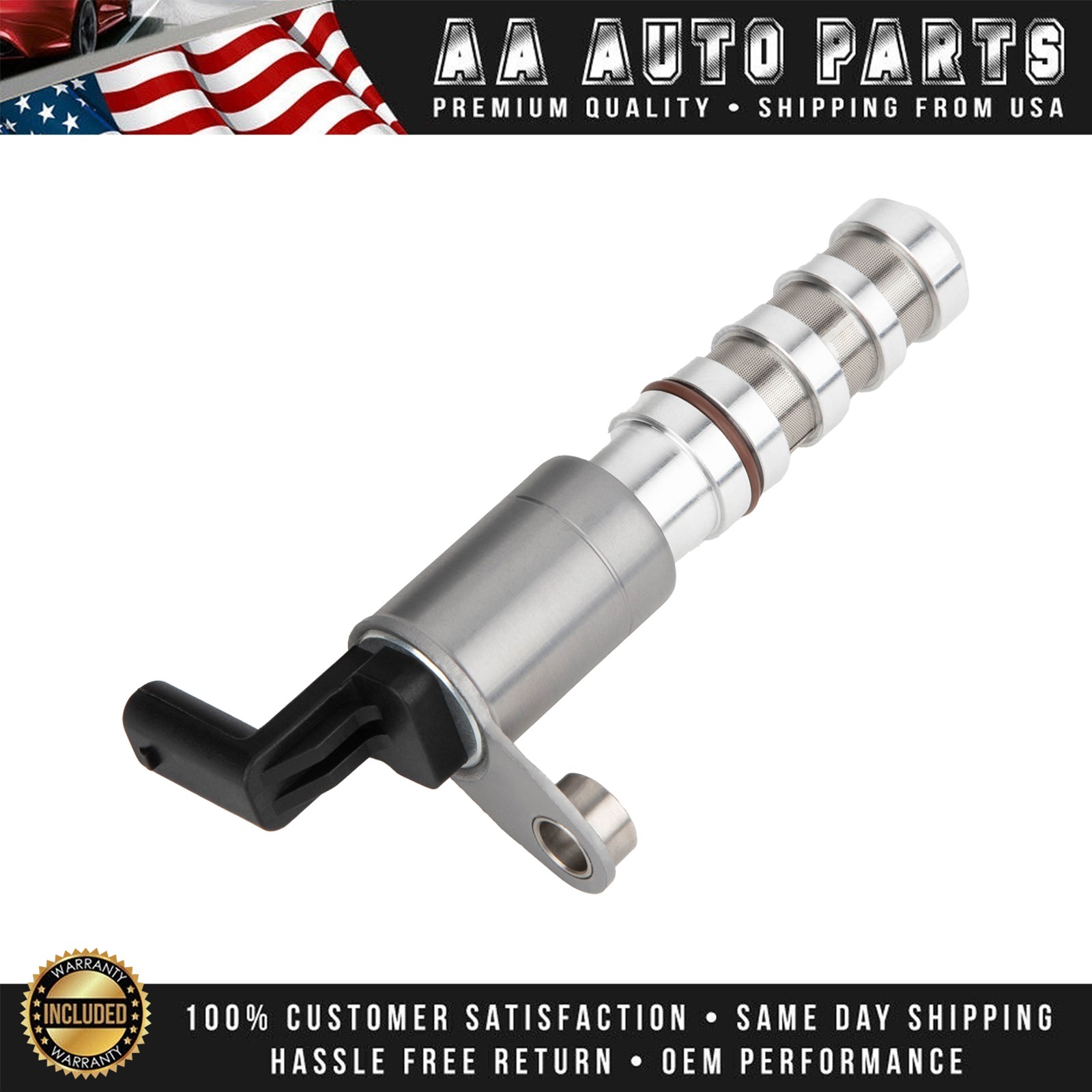 2PCS Engine Variable Valve Timing Solenoid for Buick Cadillac Chevy GMC 12671336