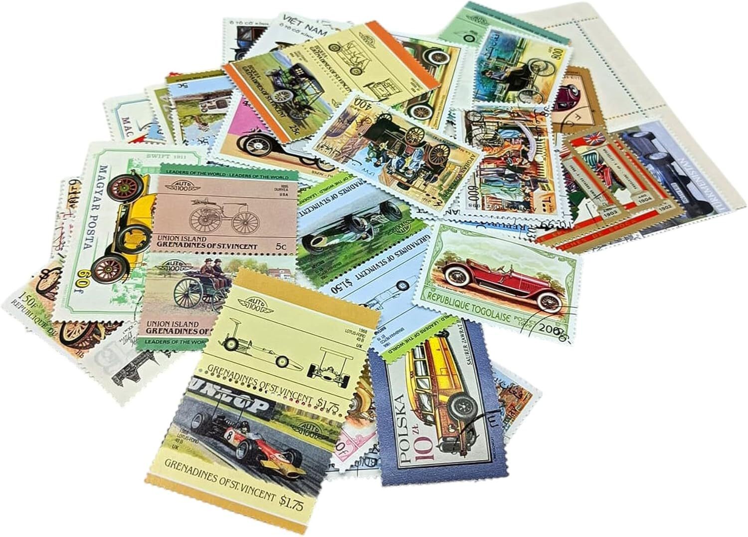 IMPACTO COLECCIONABLES | 100 Car Stamps Collection with Compact Album