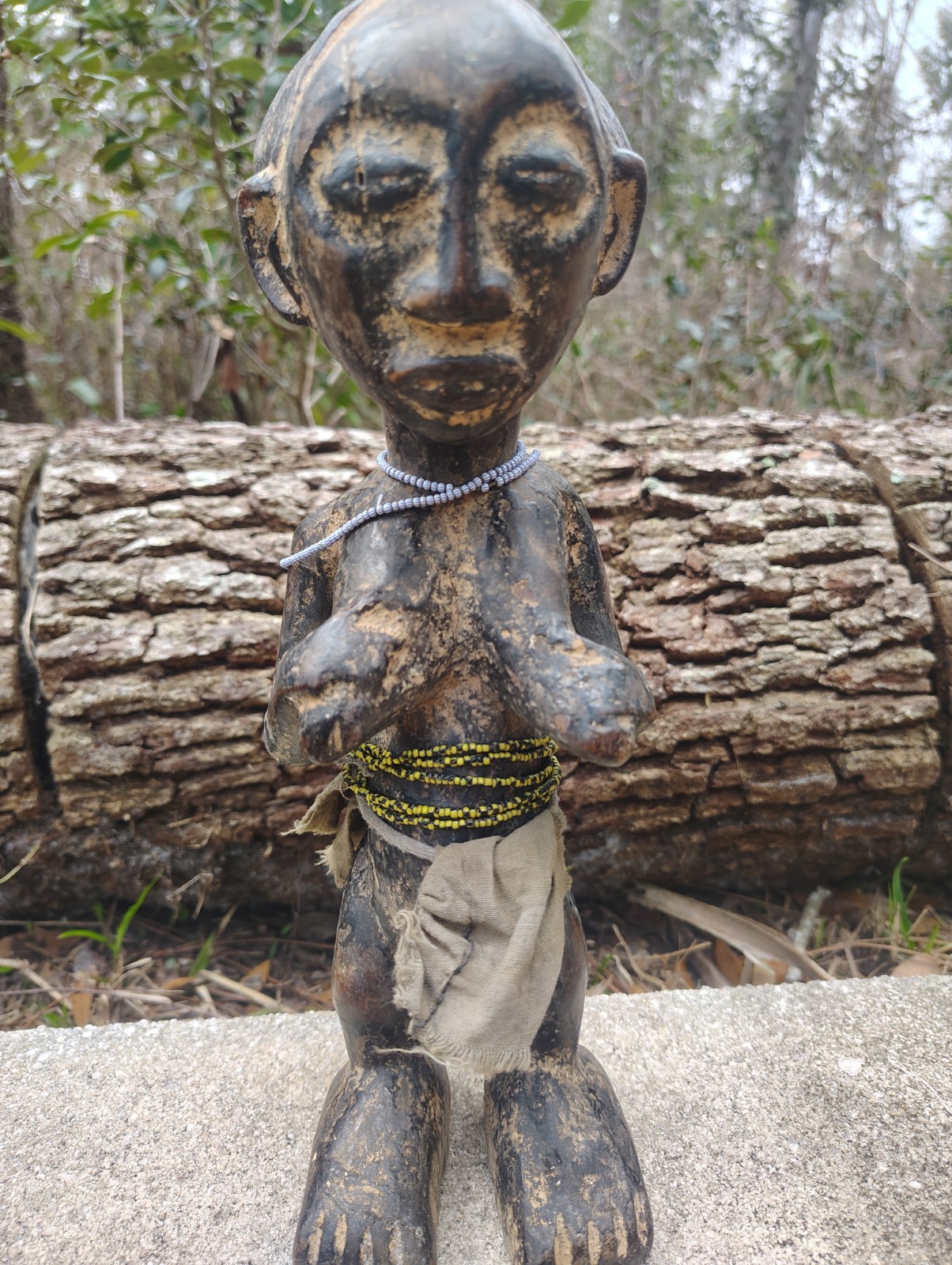 Luba Female Figure Congo 12" African maternity statue