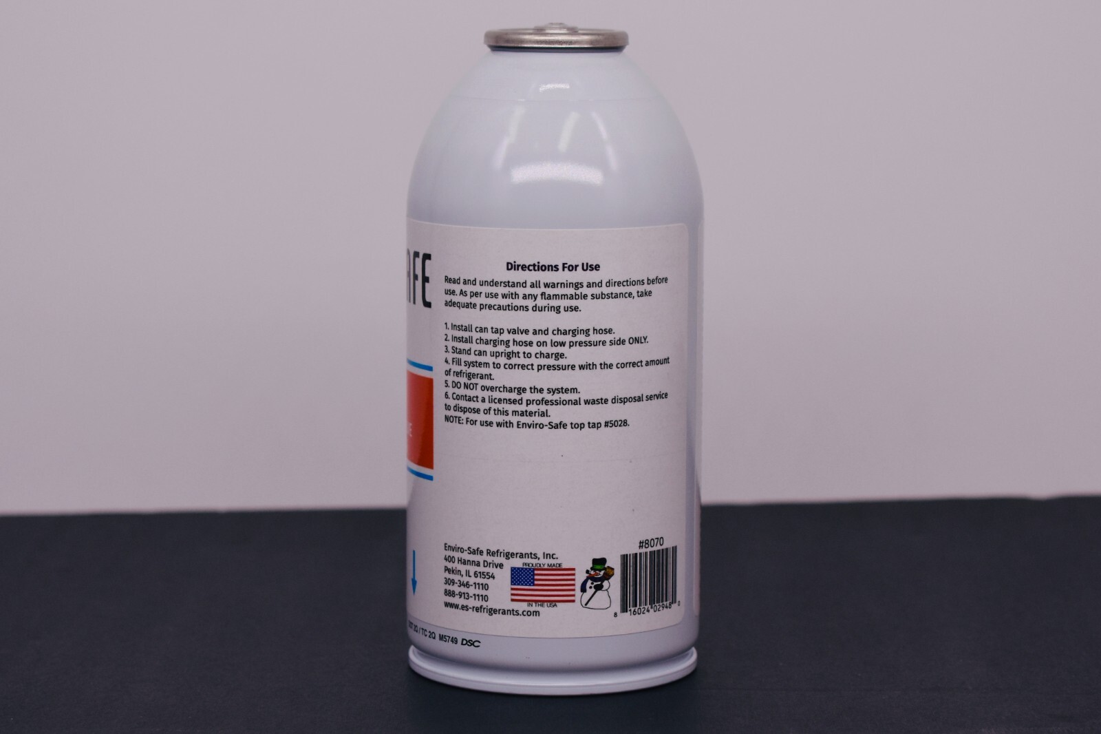 R-600a Refrigerant with 7/16" Self Sealing K28 6 oz,12 cans/w Top-Tap