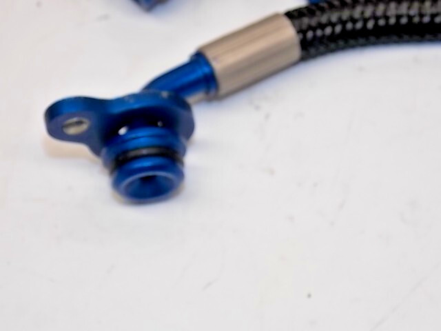 1) BMRS -4 Lt wt braided lines ST AN-4 / AP orb Brembo race Alcon 061725-30