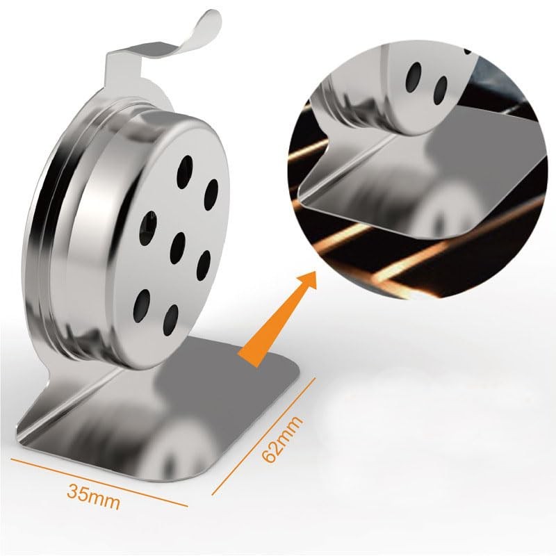 2 Pcs Oven Thermometer Stainless Classic Stand Up Food Meat Temperature Gauge5-1