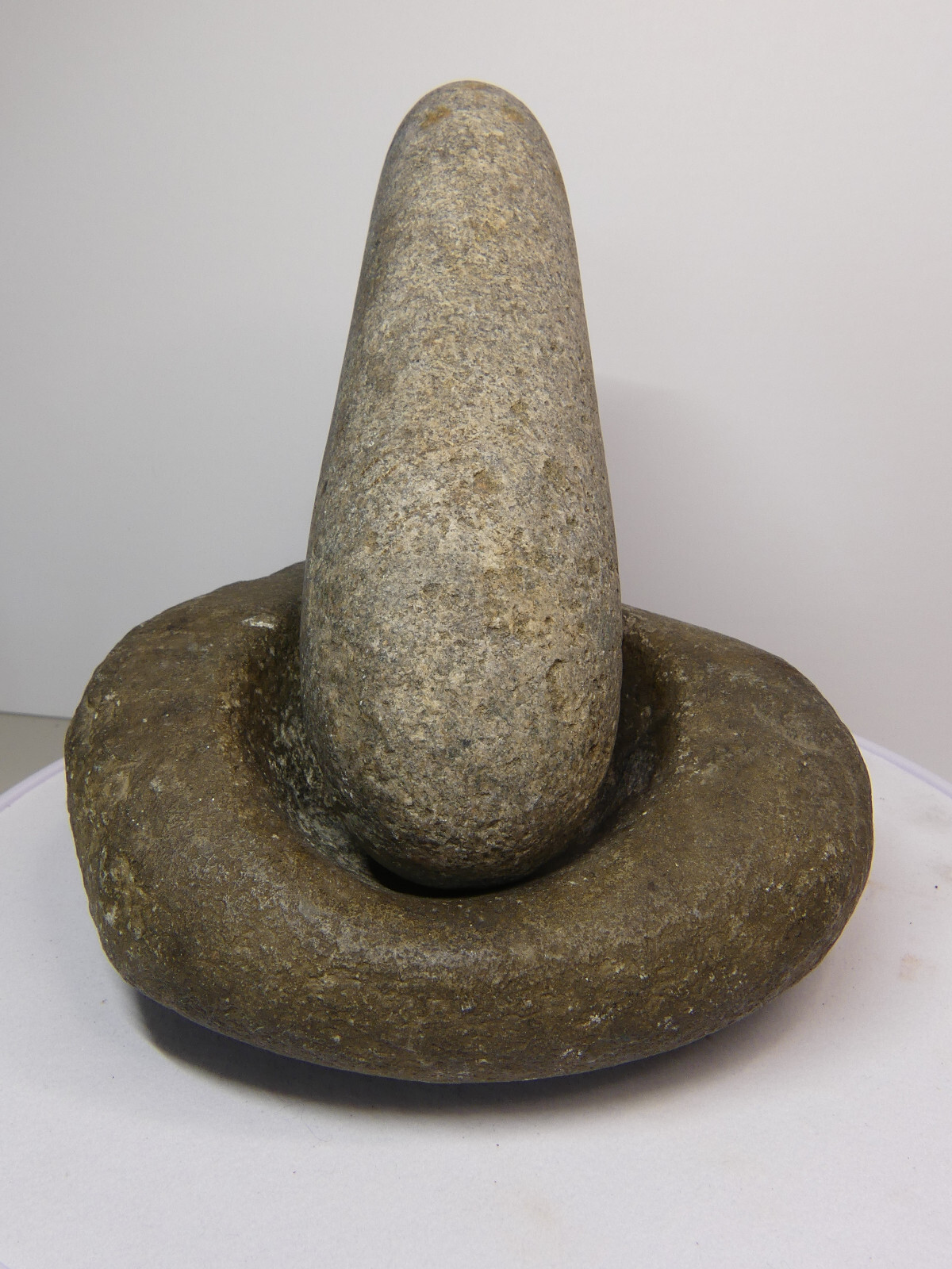 Stone Mortar & Pestle. Native American Columbia River, The Dalles, Oregon. AACA