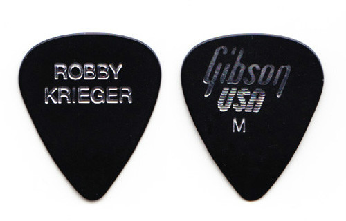 Vintage The Doors Robby Krieger Signature Black Gibson USA Guitar Pick
