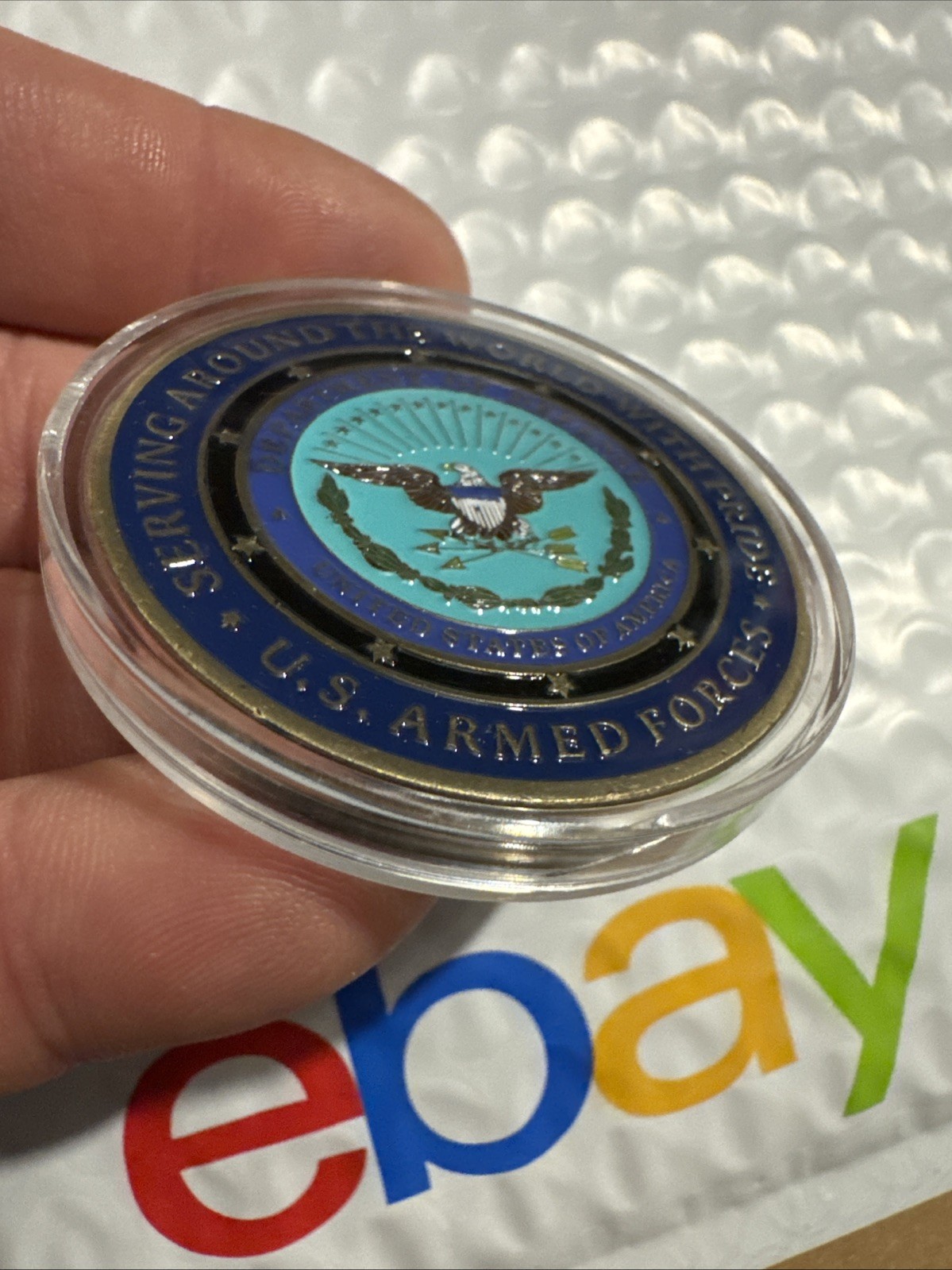 Department of War Defense Challenge Coin Commander Police Trump Sniper USA GIFT