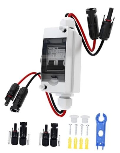 Solar Panel Disconnect Switch, Non Polarized DC Circuit Breaker, 400v 30 Amp