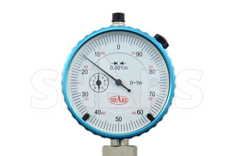Shars 0-22" Dial Indicator Depth Gage 6 Rods 0.001" Graduation NEW ^