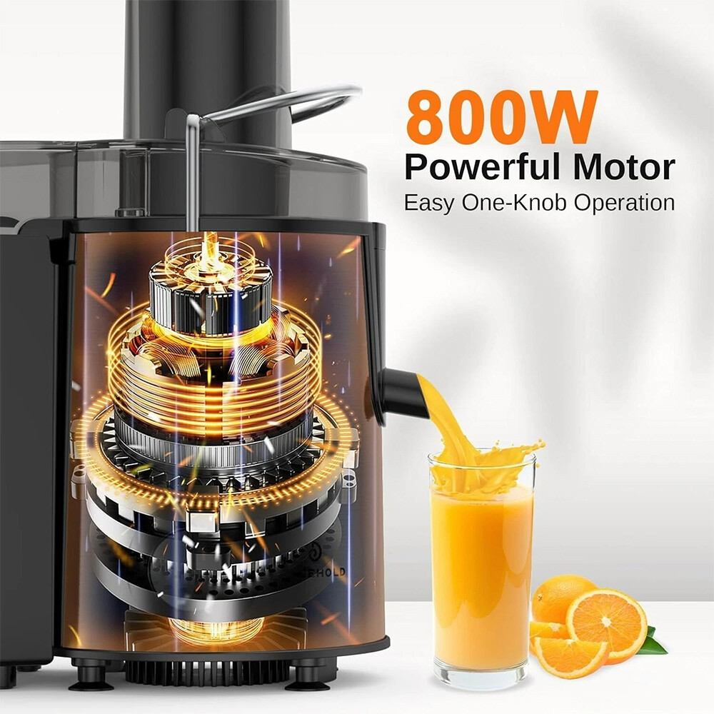 800W Electric Juicer Fruit Vegetable Blender Juice Extractor Citrus Machine New