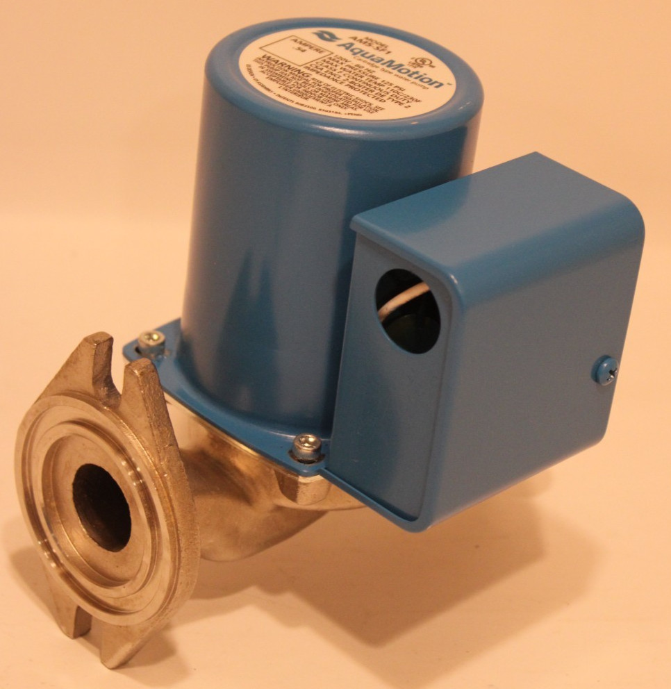 Aquamotion AM5-SF1 - Stain. Steel, Single Speed Water Flanged 2-bolt Circulator