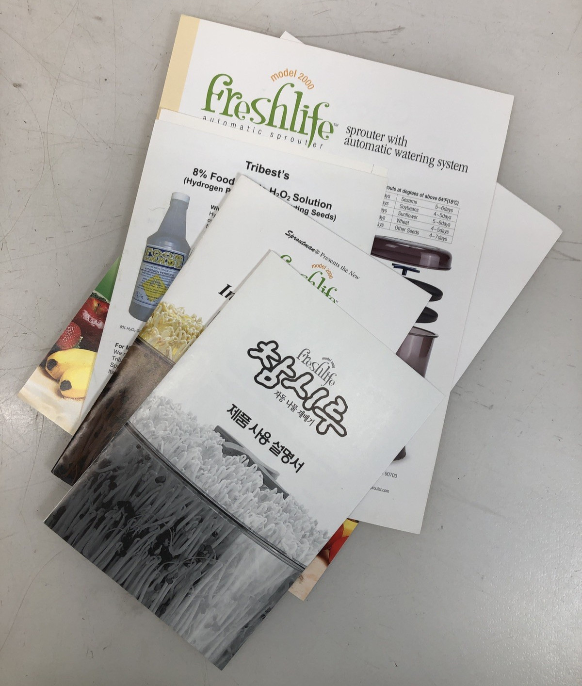 Tribest Co Freshlife Automatic Sprouter Model 2000 Fresh Sprouts Indoor Kitchen