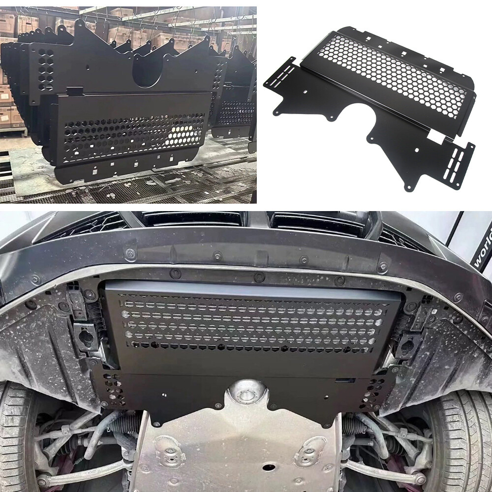 New Oil Cooler Skid Plate Underhood Shield For BMW G80 M3 G82 M4 Hexagonal Hole