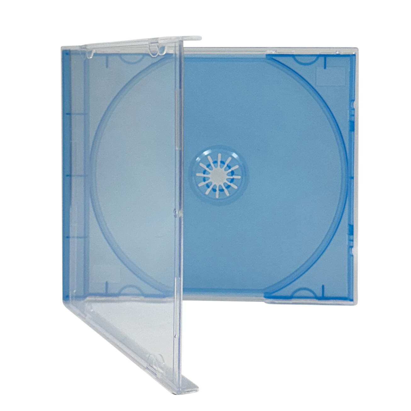 STANDARD Assorted Frosted Clear Color Tray CD Jewel Case Lot