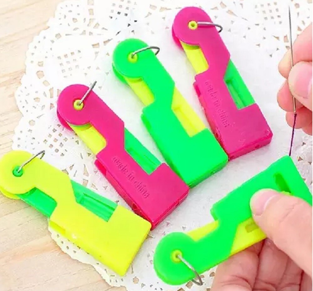 10-Pack Automatic Needle Threaders Easy Thread Guide Tool for Elderly Sewing