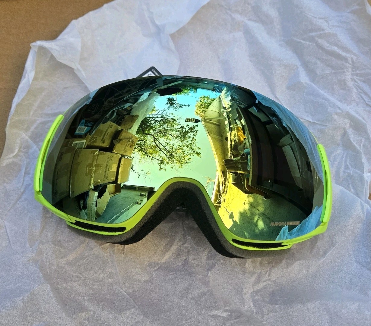 Wildhorn ROCA SNOW GOGGLE/ SKI AND SNOWBOARD GOGGLES. ROCA-CITRUS-EMERALD