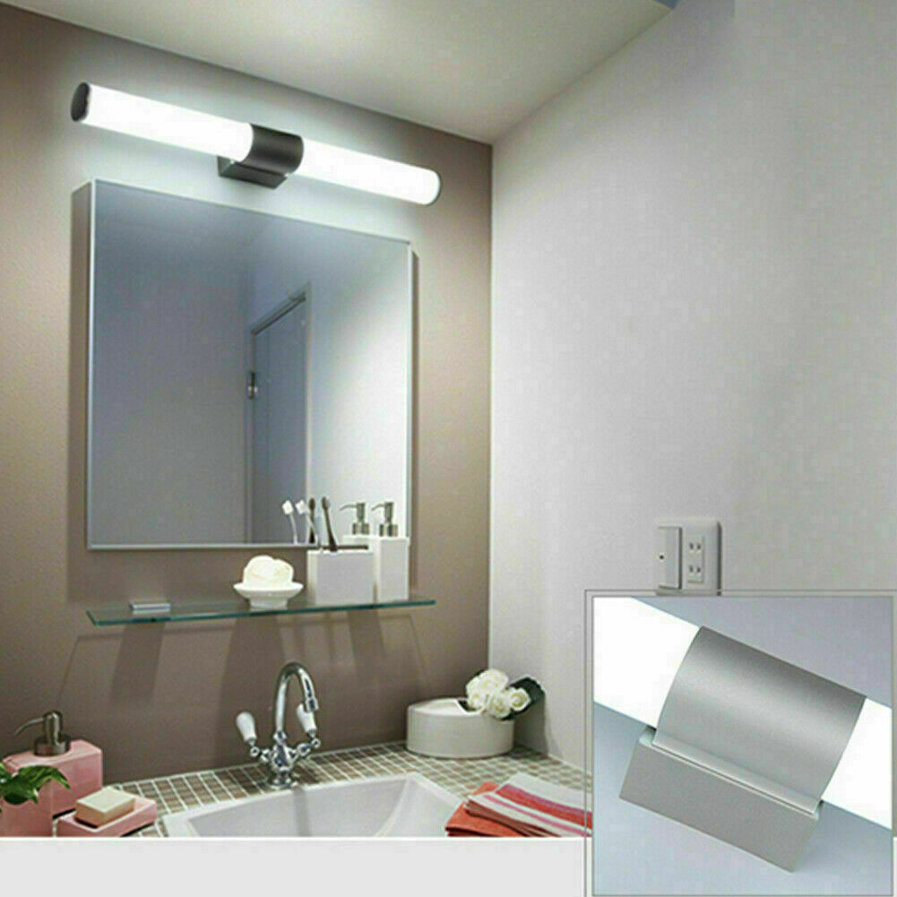 Modern Bathroom Toilet Vanity Wall Makeup Waterproof Light Mirror Front LED Lamp