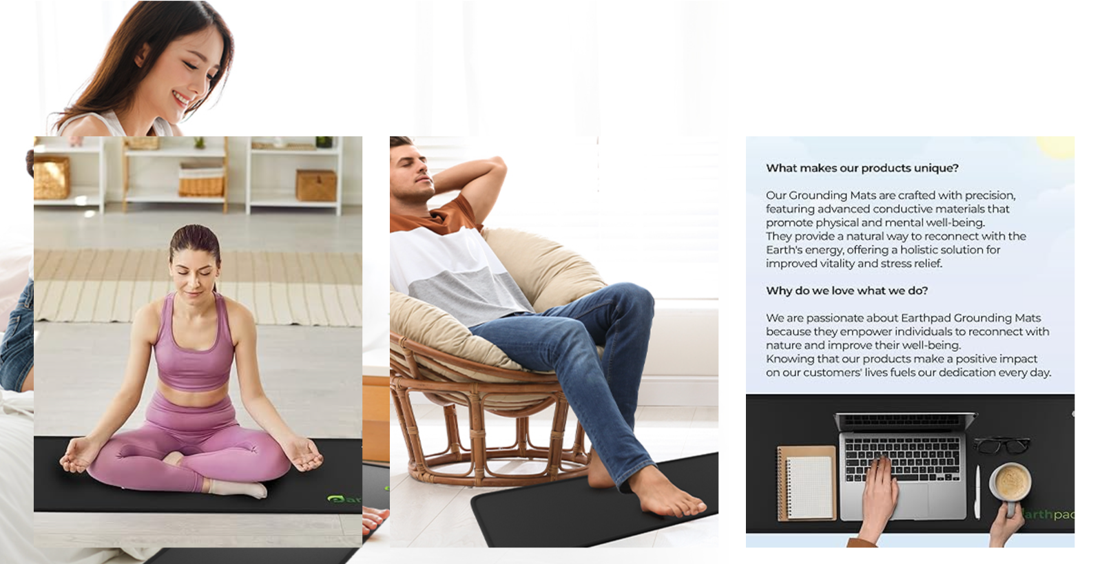 Grounding Mat | 39.4x11.8 Earthing Pad for Relieving Stress Anxiety Inflammation