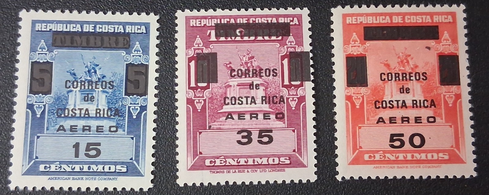 Costa Rica 24 Airmail mint hinged 1956-1964