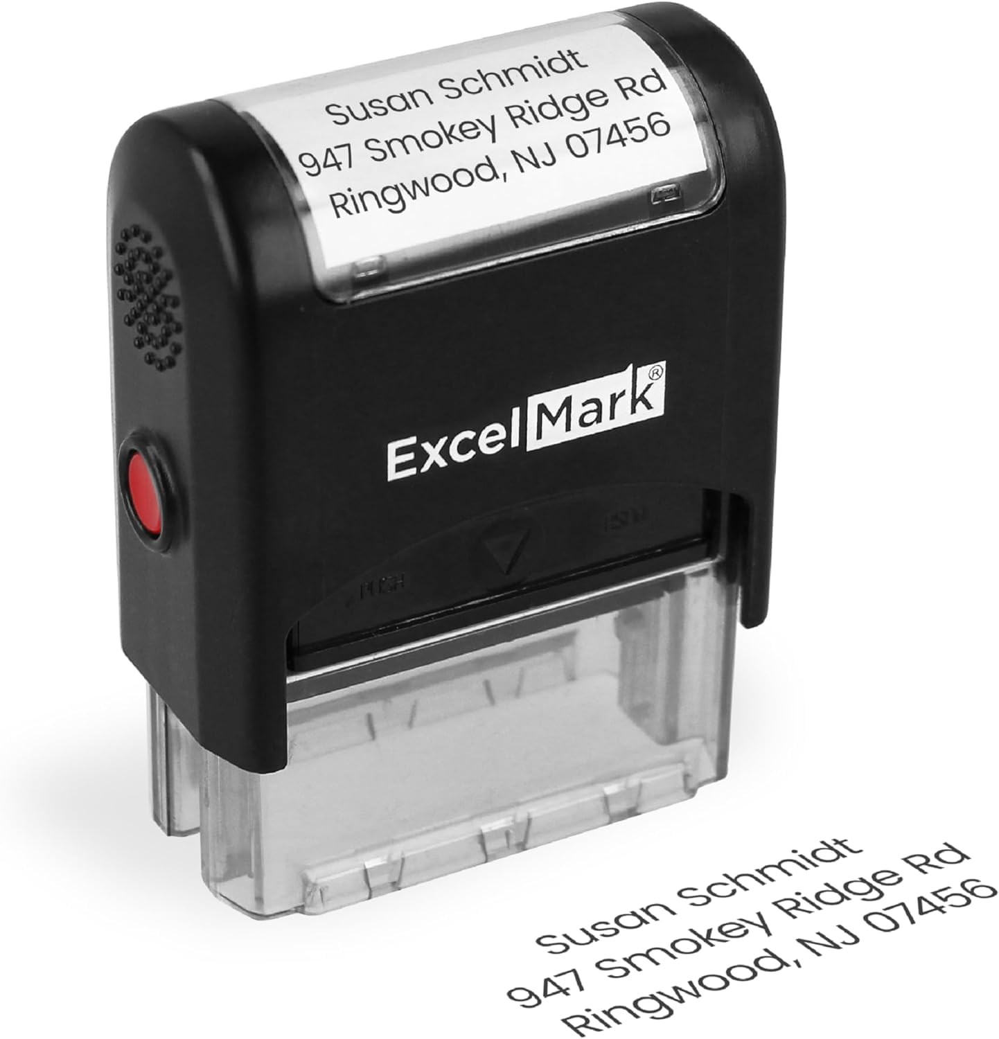 Custom Stamp – Clear & Crisp Impressions – Personalized Self-Inking Rubber St...