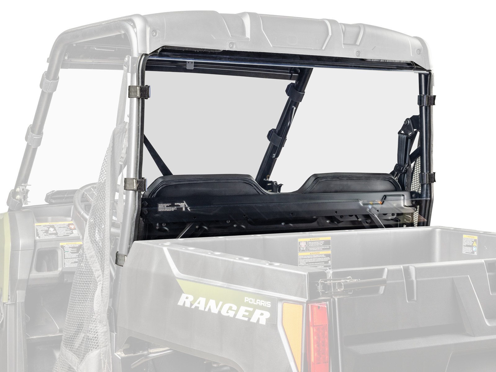 SuperATV Rear Windshield for Polaris Ranger Midsize 500/2026+