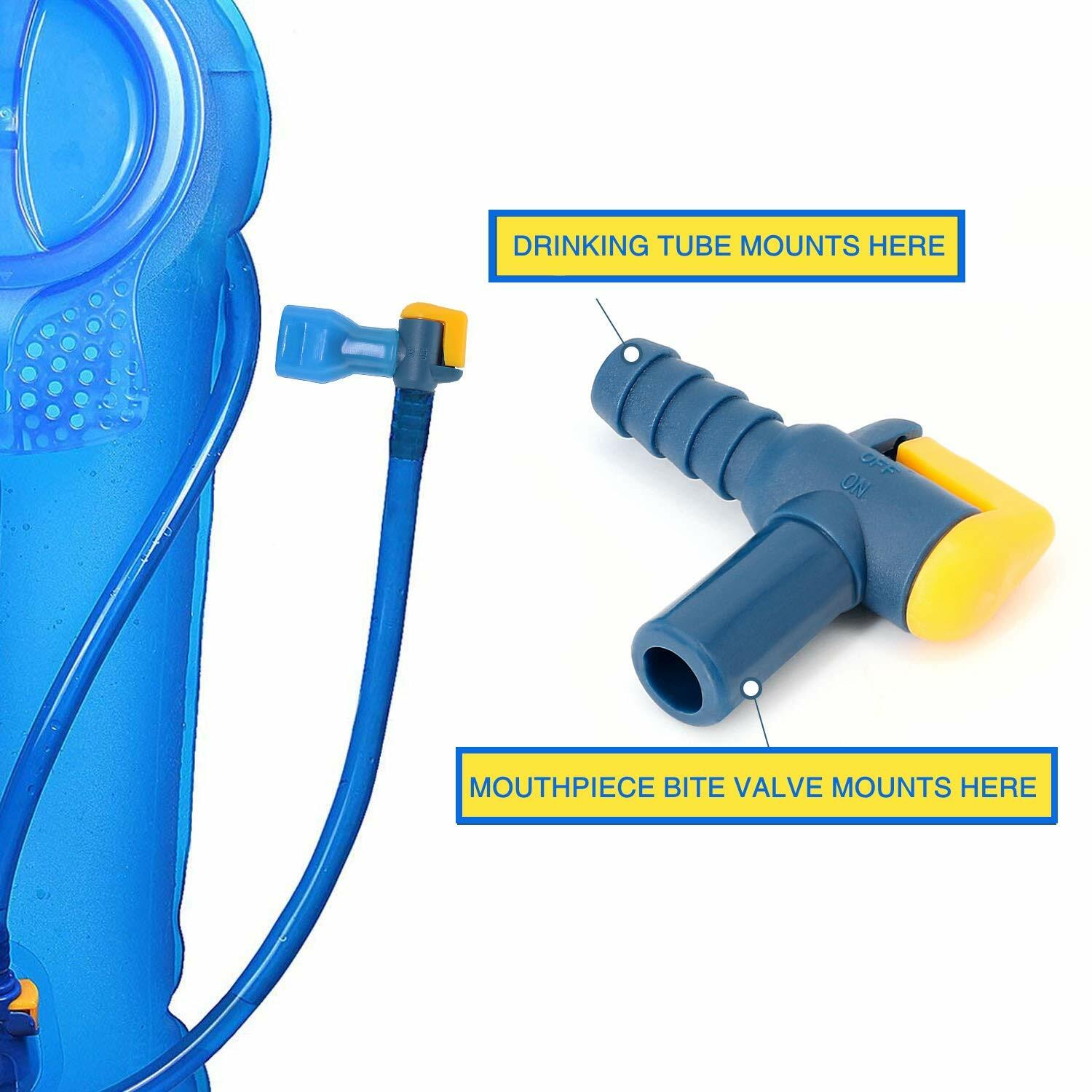 4 Pk Bite Valve Replacement 90 Degree Silicone Mouthpiece For Camelback