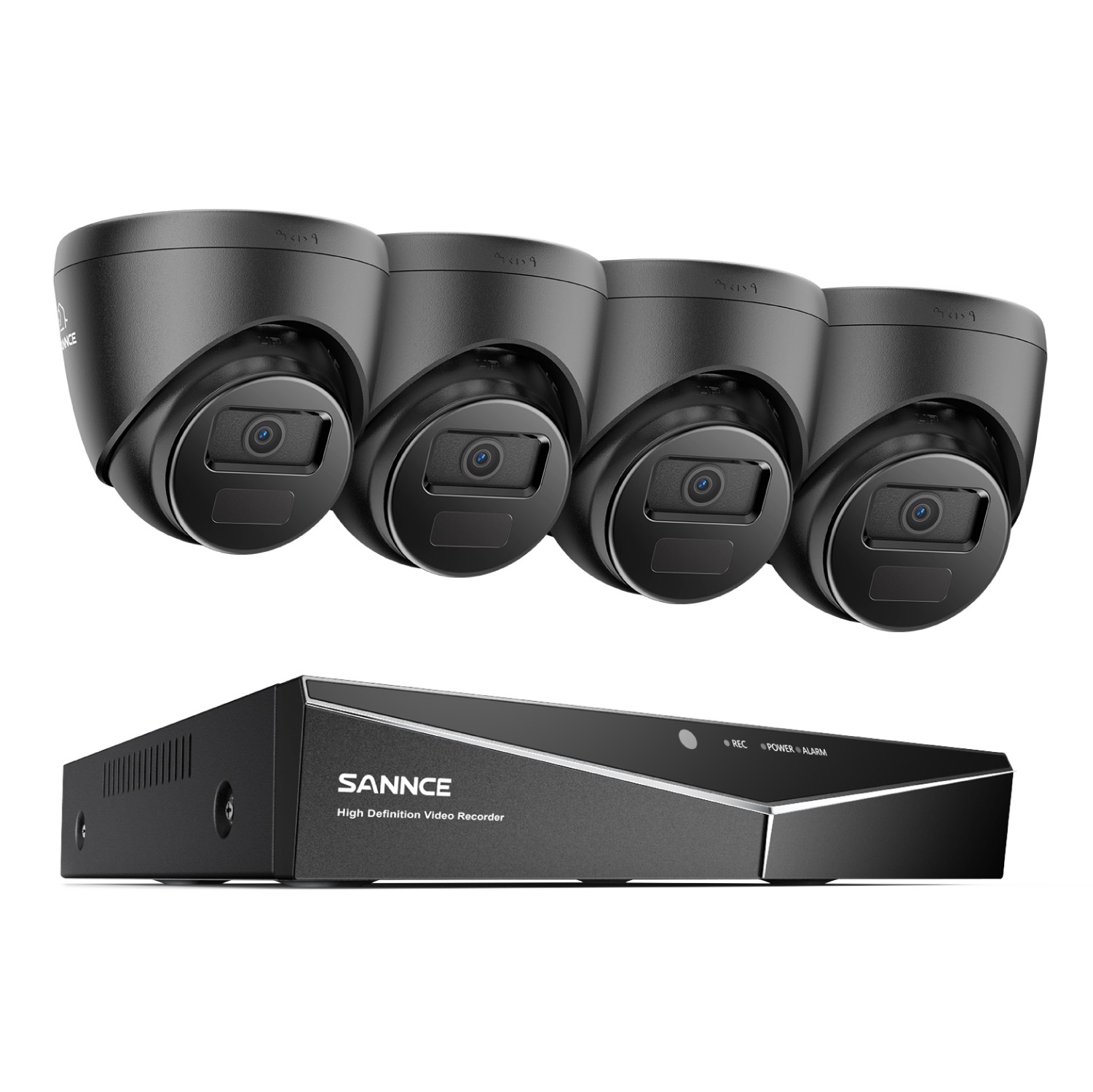 SANNCE 16CH 1080P Lite DVR 2MP Security Camera System Outdoor AI Human Detection