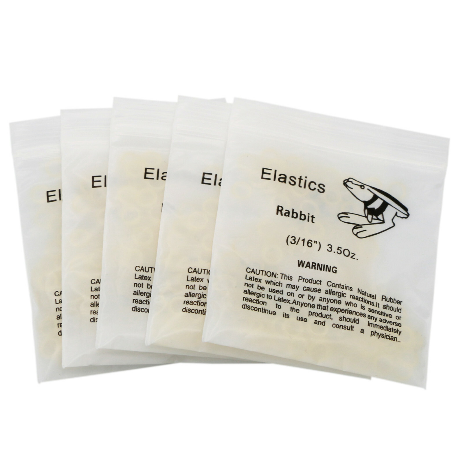 US Dental Orthodontic Elastics Rubber Bands Ortho Latex Braces 3.5 5.0 6.5 OZ