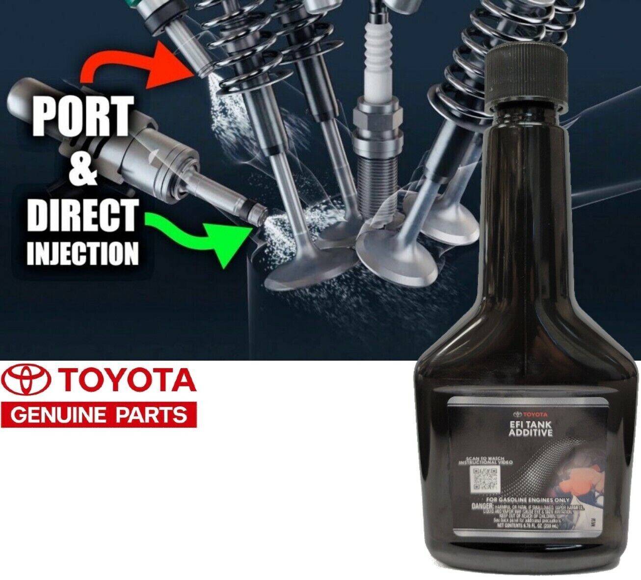 OEM Genuine Toyota Fuel EFI Tank Additive 00289-EFI34 6.76 FL.OZ