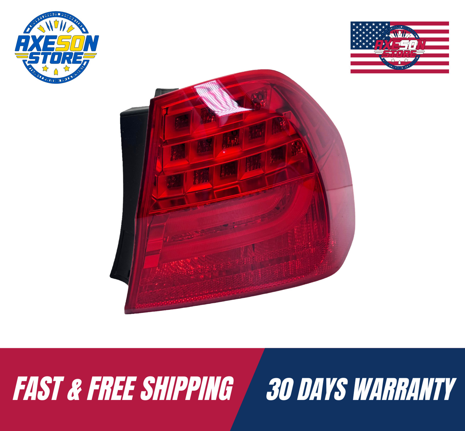 09-12 BMW E90 3 Series LCI Rear Right Passenger Outer Taillight Lamp Unit OEM
