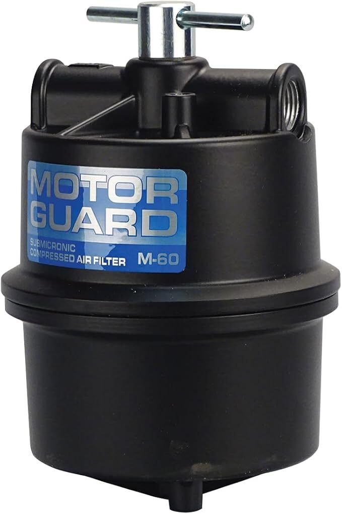 Motor Guard Filter Air 1/2 Npt M60 Compressed Air Filters 100 Cubic Feet Minute