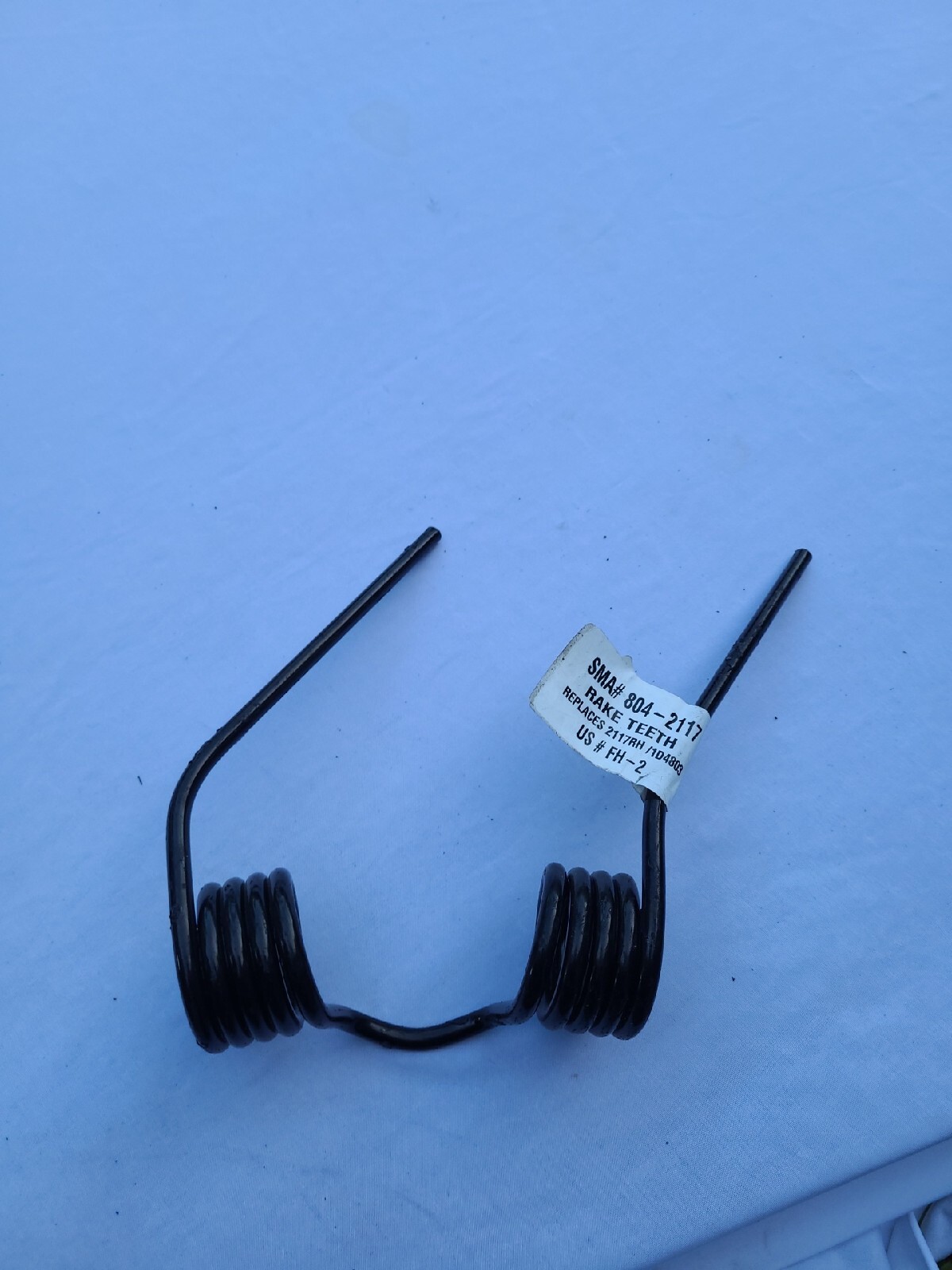 Farm Hand 2117 Double Tine Rake Teeth 5.25" Tines x 4.5" Wide Replaces 2117RH