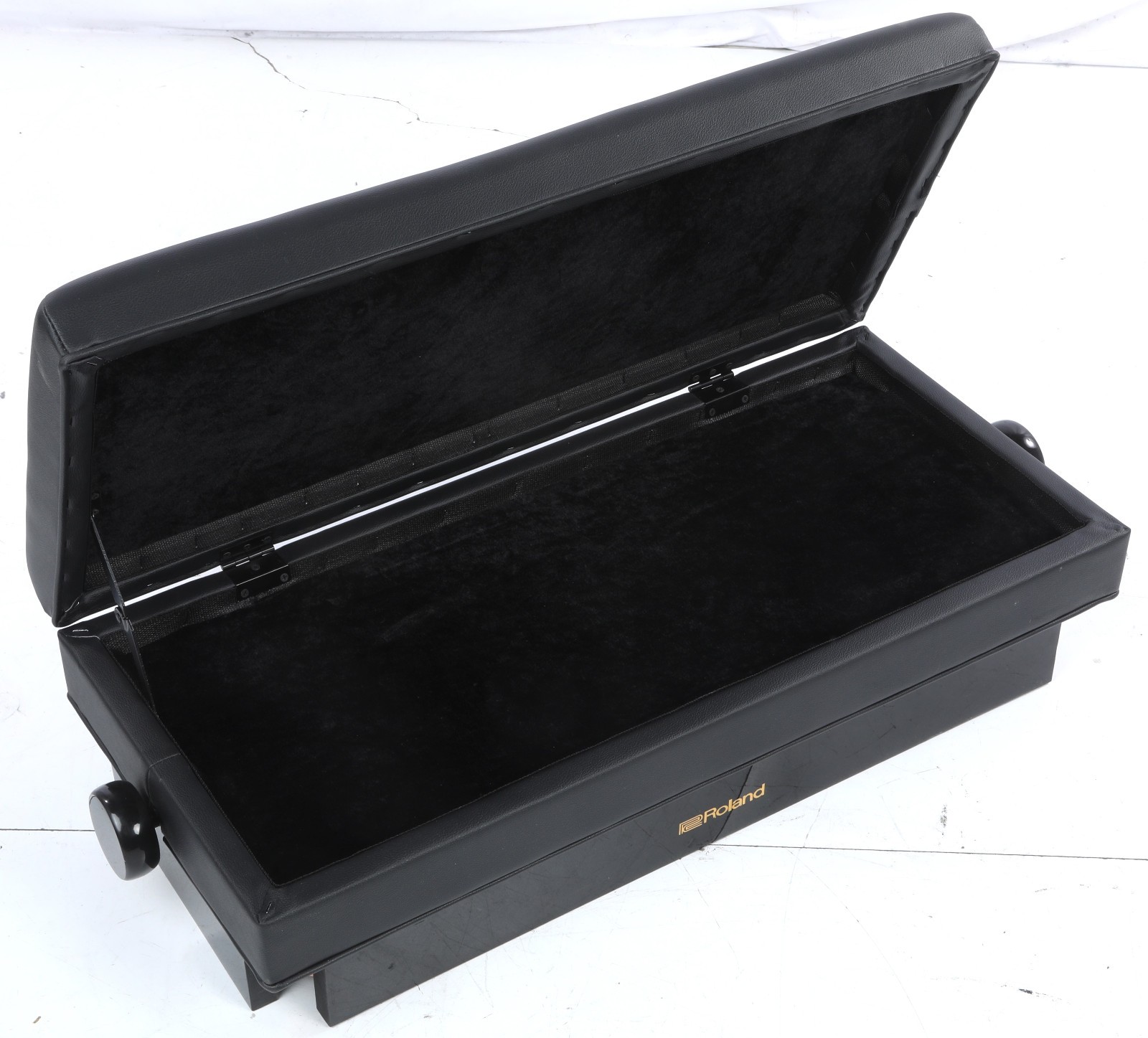 Roland RPB-D400PE Height Adjustable Duet Piano Bench - Polished Ebony