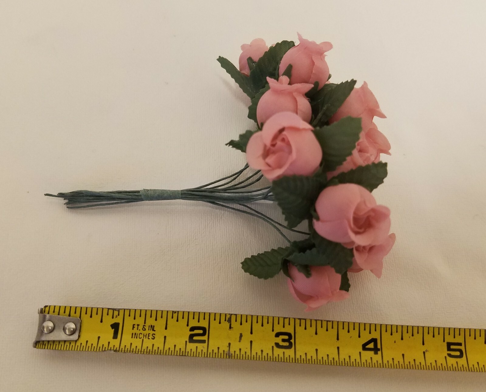 Lot 144 pcs Pink Artificial Rosebuds Roses Millinery Craft Flowers 16mm 5/8"