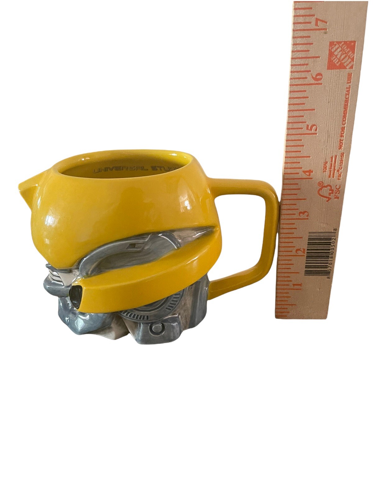 Transformers Bumblebee X Large 3D Ceramic Mug 2012 Universal Studios EUC