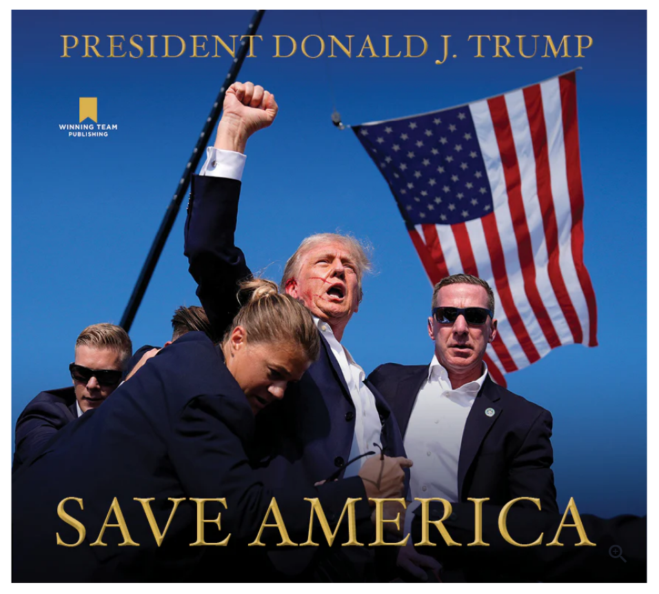President Trump Hand Signed Book - Save America