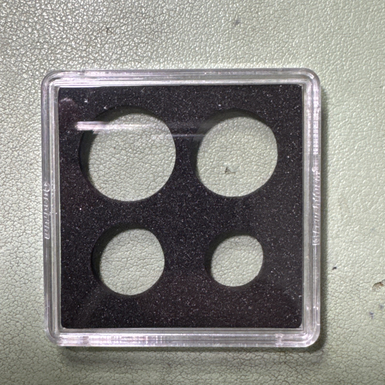 Plastic MAUNDY Case FOR 4 COIN SET, No Coins