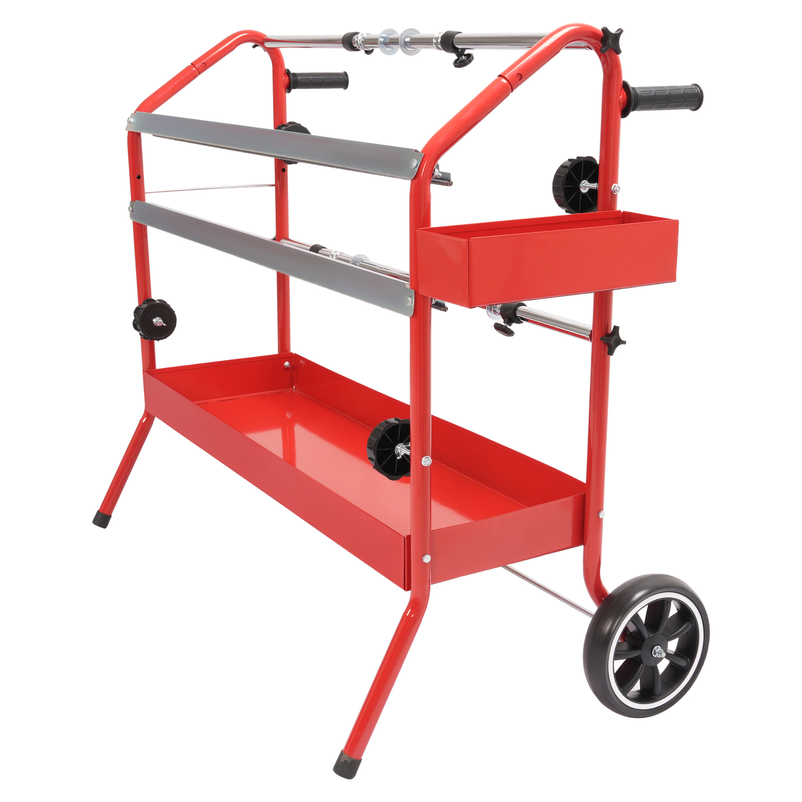 Mobile 18" Multi-Roll Masking Paper Machine With Storage Trays Auto Body Paint