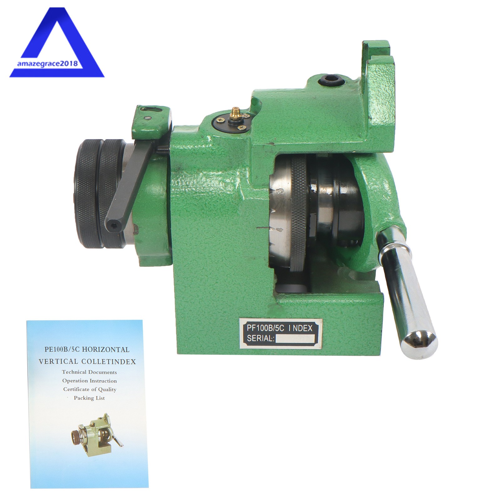 New VERTICAL and HORIZONTAL 5C COLLET SPIN INDEX FIXTURE