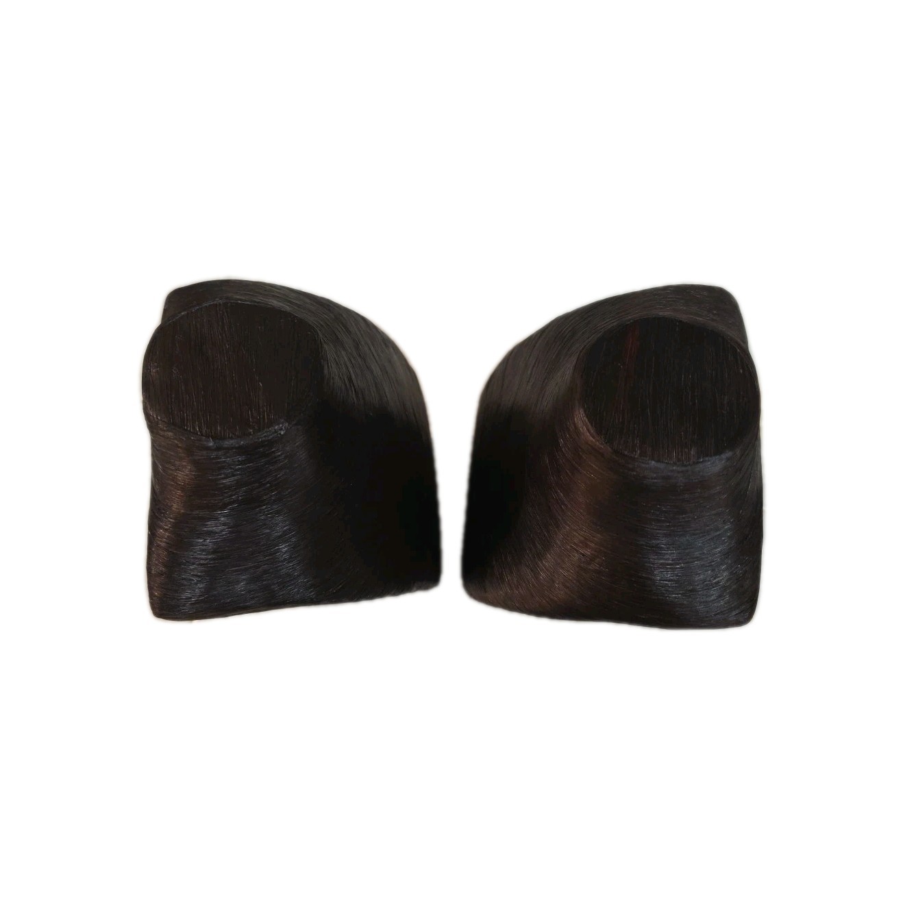 Set Of 2 Brown Twine Necklace Display Stand Countertop Display 8" Tall