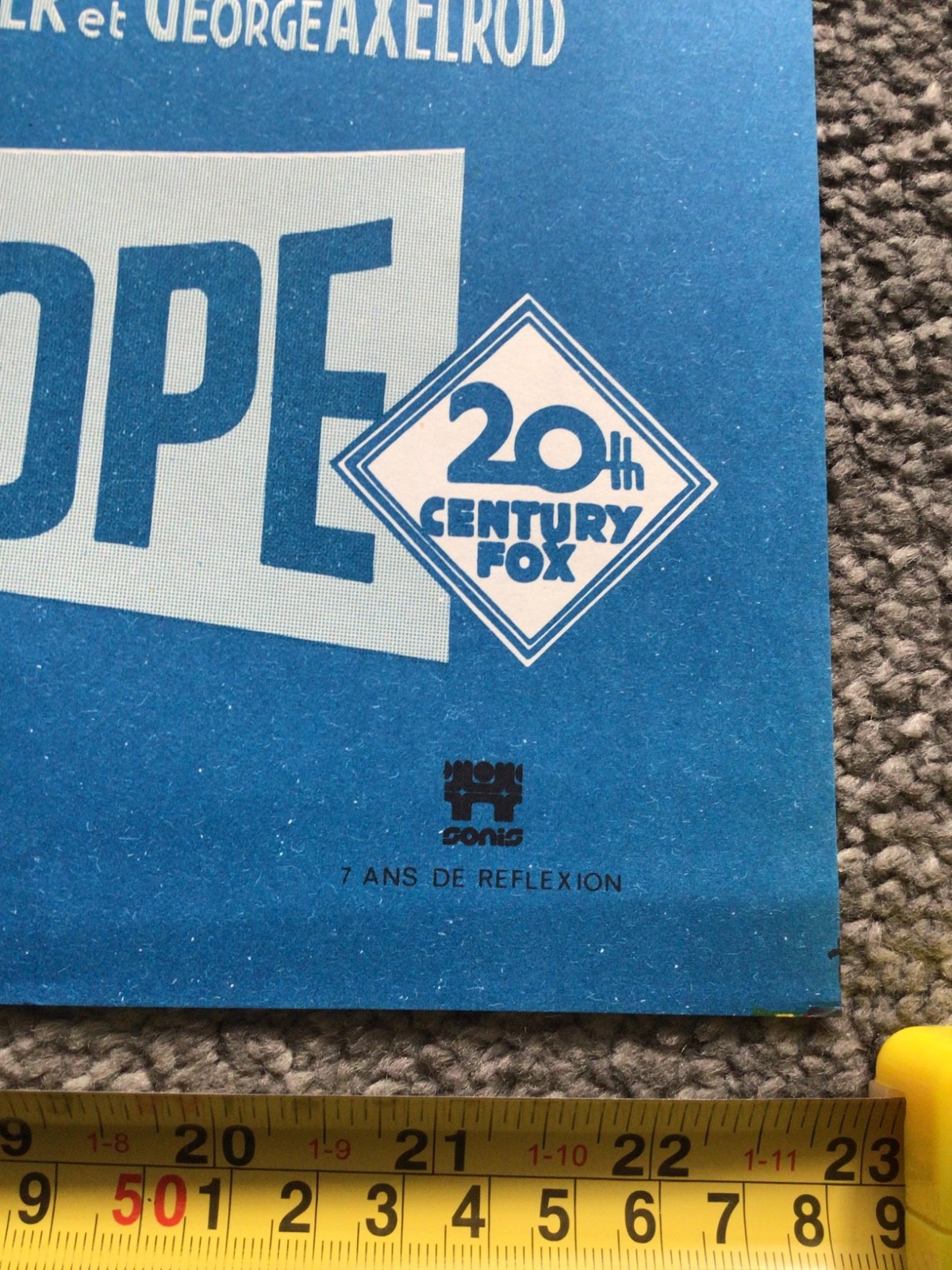 Marilyn Monroe 7 Year Itch original French movie poster in Mint condition