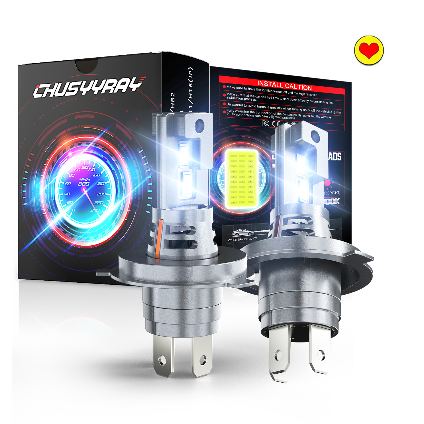 For Polaris XC-SP 700: 1999-2005 Snowmobile 3570 LED Headlight Hi/Lo bulbs 12v