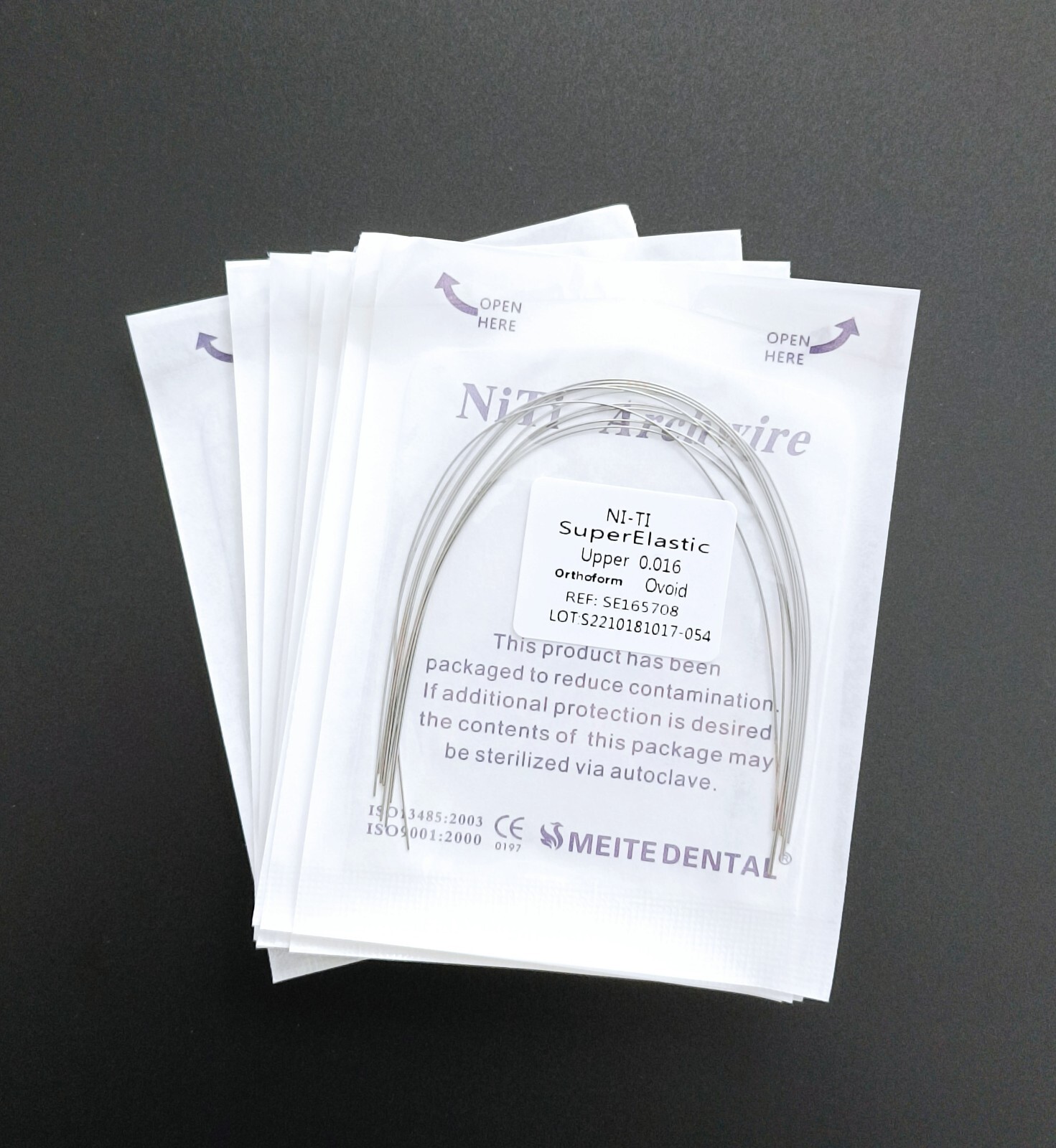 Dental Orthodontic Super Elastic Wire Niti Round/Rectangular Arch Wires Ovoid