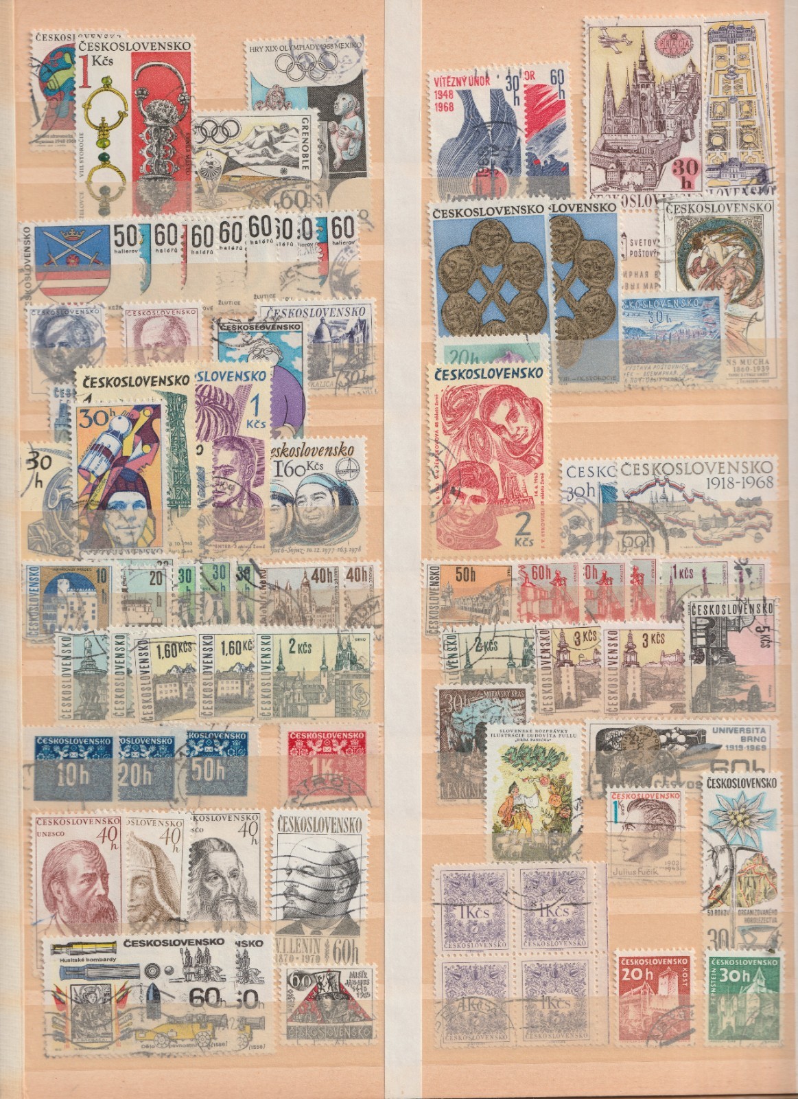 Old Czechoslovakia Stamps Mint/used Real scan.Read the description.